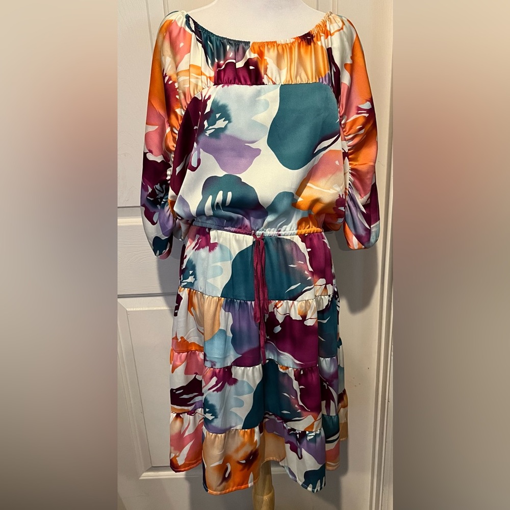 Loft Multi Colored Dress